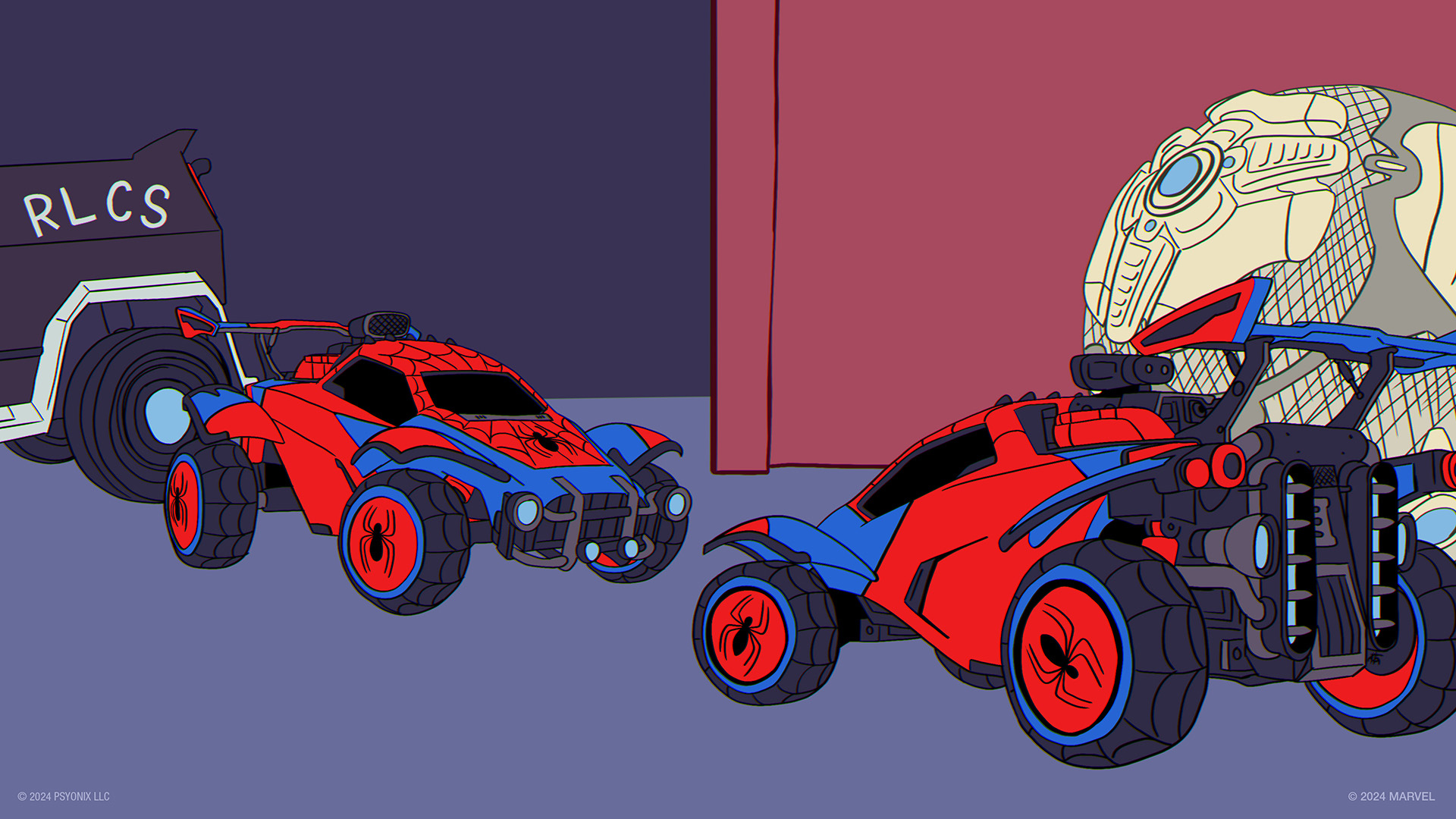 Un Spider-Man des plus effrayants débarque sur Rocket League Haunted  Hallows !, image size:1920x1080