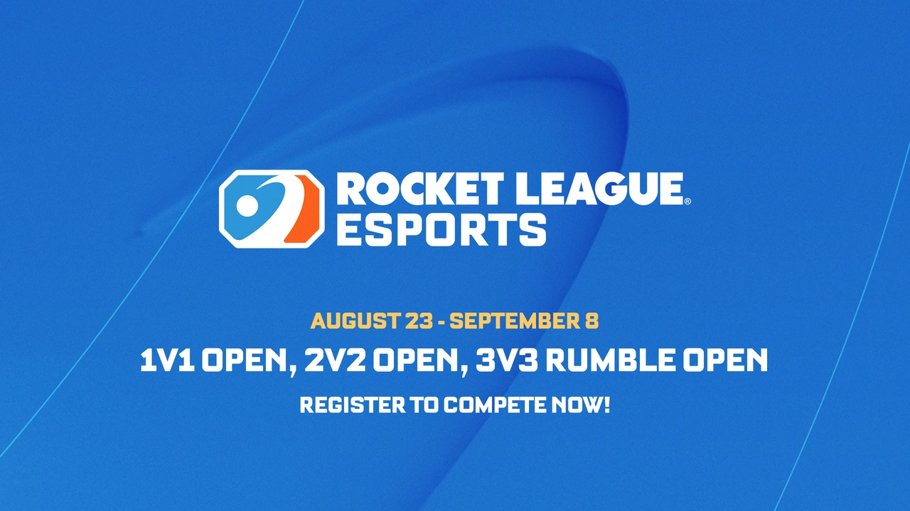 Novos torneios abertos 1x1, 2x2 e Rumble do Rocket League