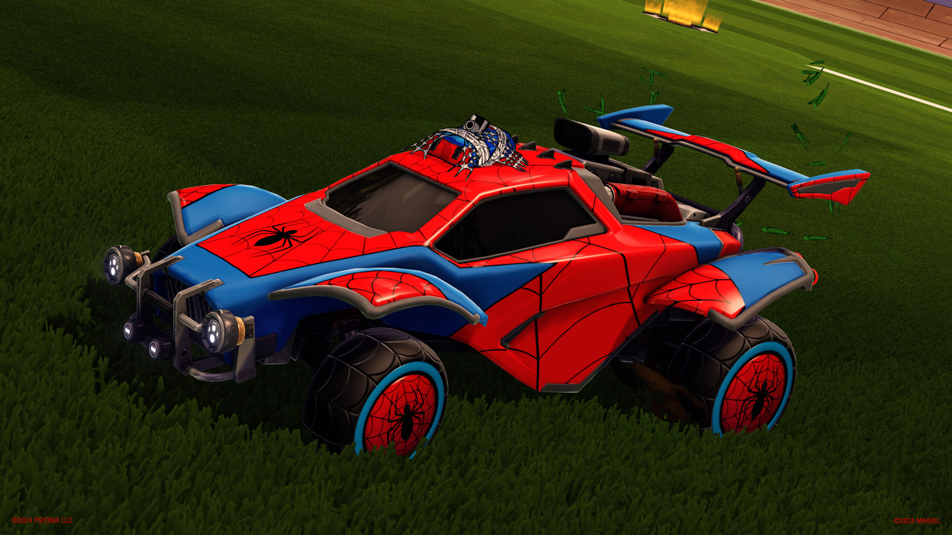 Un Spider-Man des plus effrayants débarque sur Rocket League Haunted  Hallows !, image size:1920x1080