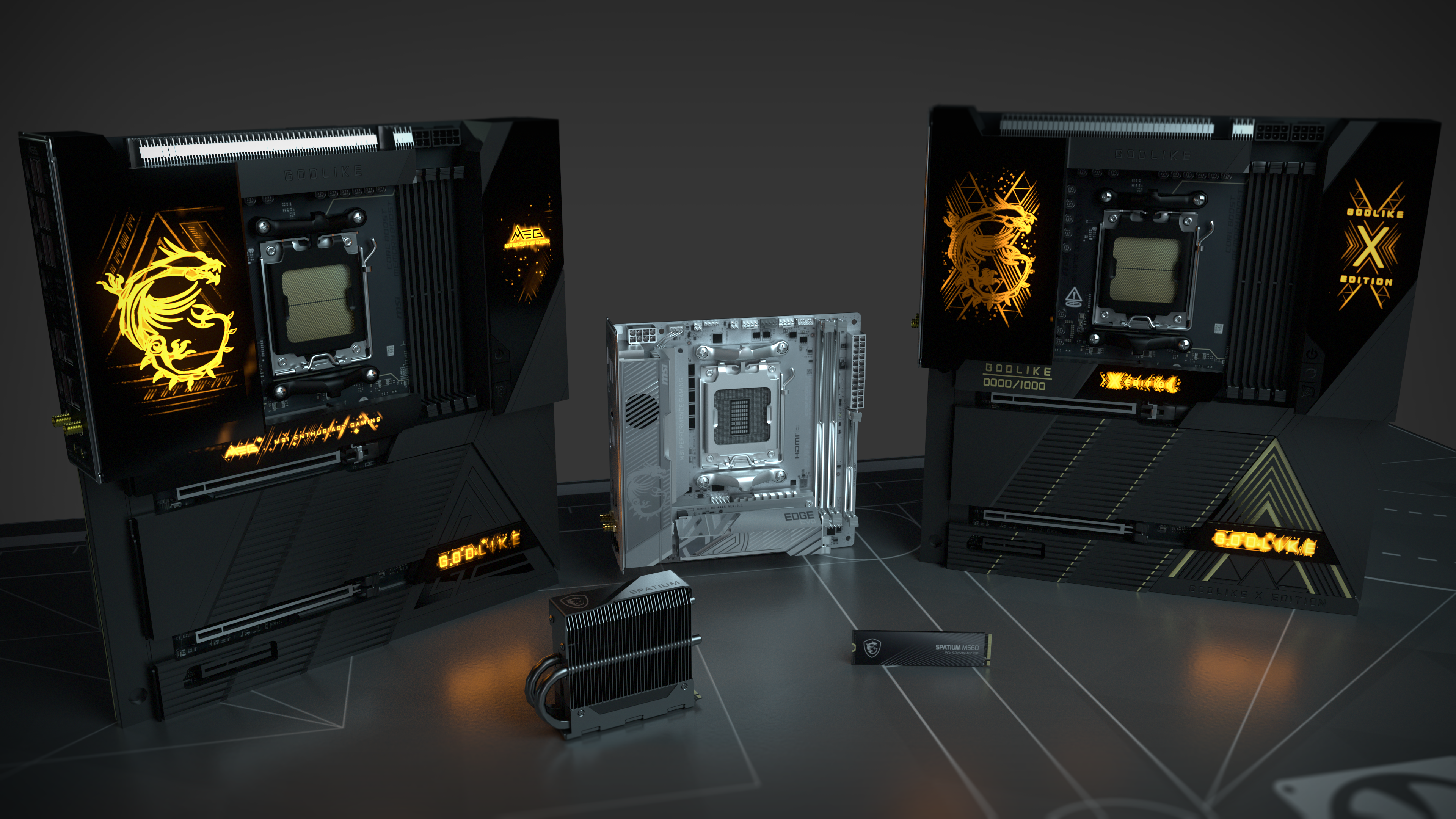MSI GODLIKE & EDGE X870 Motherboards | SPATIUM NVMe & FROZR Heatsink